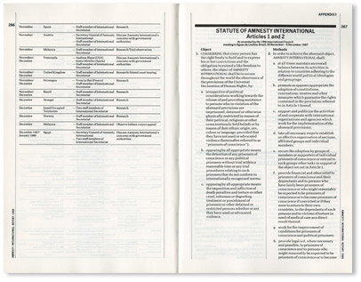 Richard Hollis - Amnesty Annual Reports