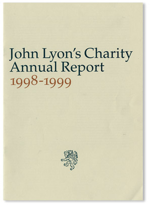 Richard Hollis - John Lyon’s Charity