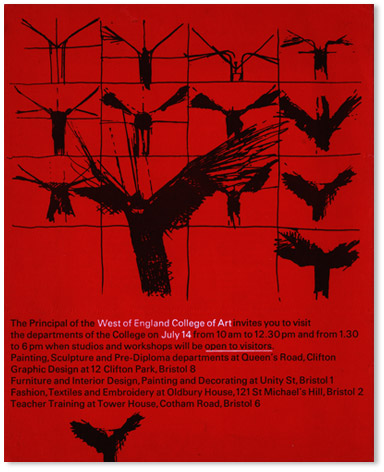 Richard Hollis - West of England College of Art, poster